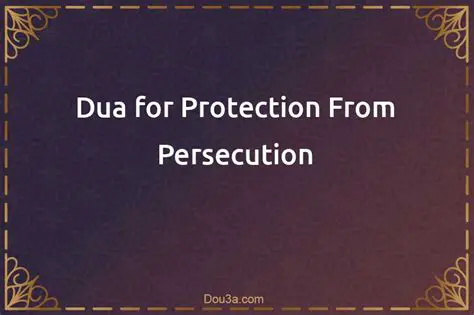 Protection from persecution