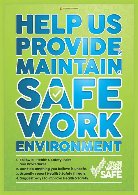 Provide a safe work environment