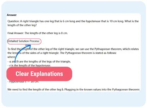 Provide clear explanations