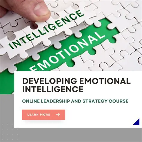 Provide training in developing emotional intelligence