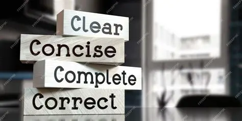 Provides a clear and concise layout