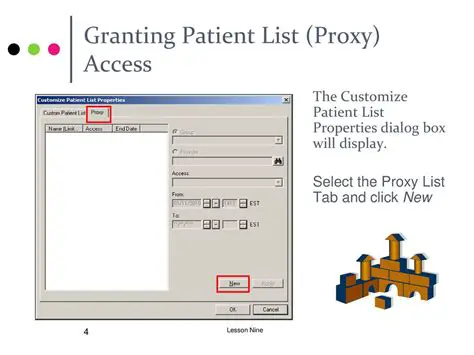 Proxy dialog box elimination