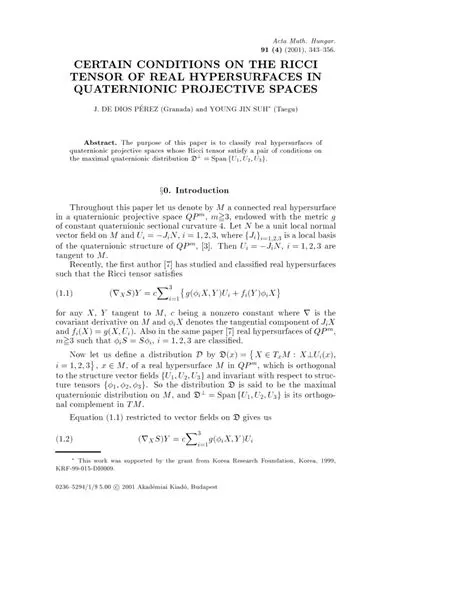 Quaternionic projective space