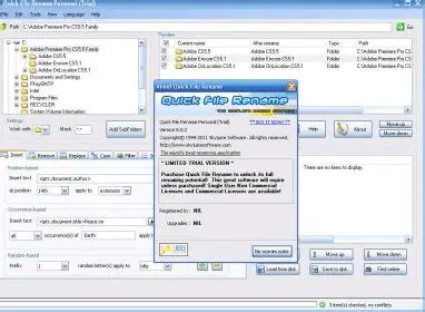 Quick File Rename Personal Edition