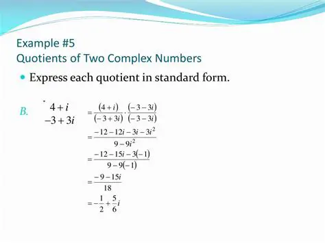 Quotient of Complex Numbers