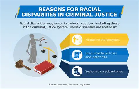 Racial disparities in the justice system