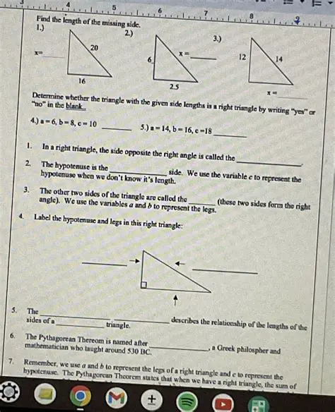Ratio of the Length of One Leg to the Length of the Other Leg