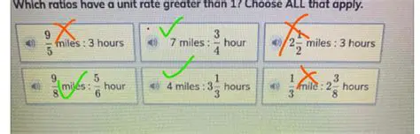 Ratios with a Unit Rate Greater than 1