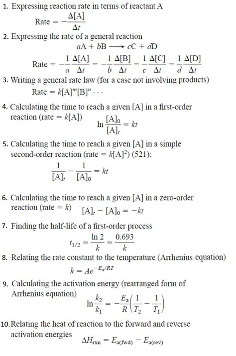 Reaction Rate Calculation Example