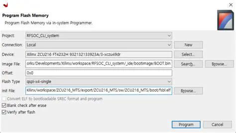 Read and program FLASH memory