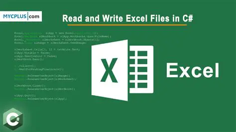 Read and Write Excel Files