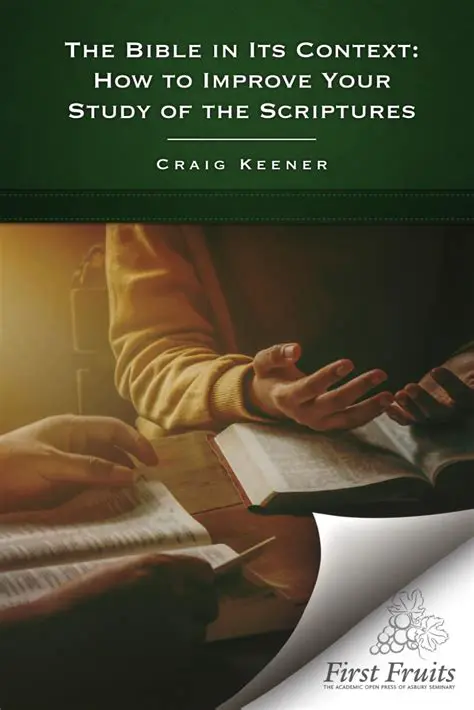 Read the Bible in its historical and cultural context