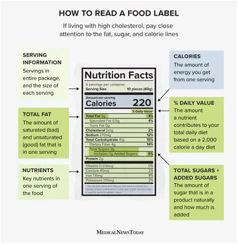 Read the nutritional labels