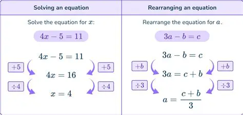 Rearranging the Given Equations