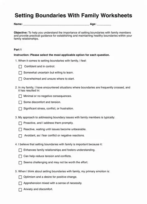 Reasonable Expectations of Family Boundaries