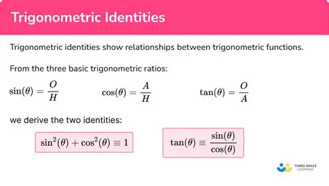 Recalling Key Trigonometric Identities