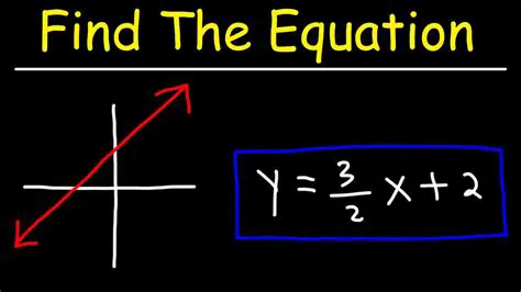 Recalling the Formula for the Equation of a Line