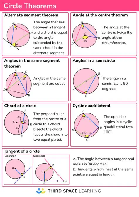 Recalling the Properties of Circles