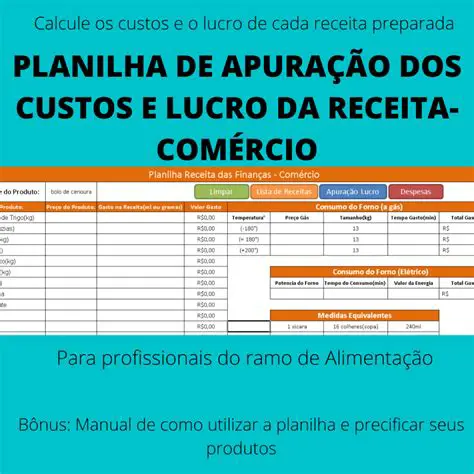 Receita de Venda e Custo de Compra