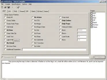 Recent MAP File and Batch Compiler Preset Menu