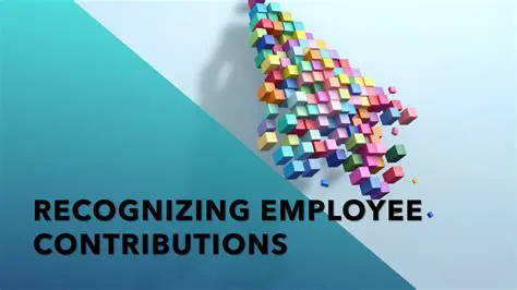 Recognition of employee contributions