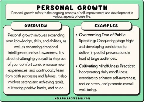 Recommendations for Personal Growth