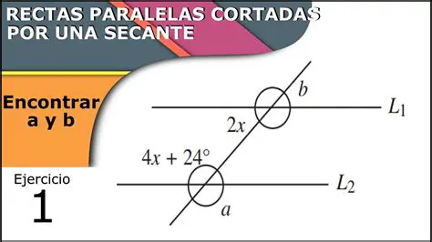 Rectas cortadas por una secante