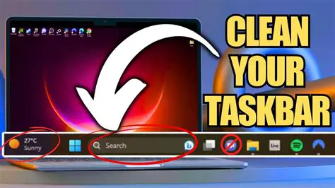 Reduce clutter on your taskbar