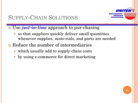 Reduce the number of intermediaries