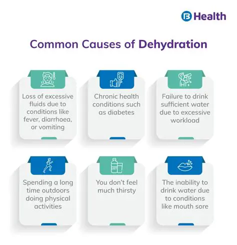 Reduced risk of dehydration