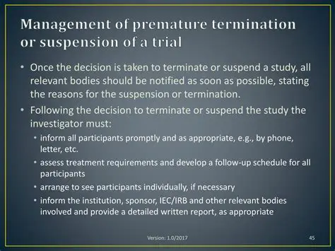 Reduced Risk of Premature Termination