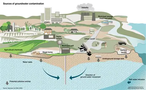 Reducing the risk of pollution of groundwater sources