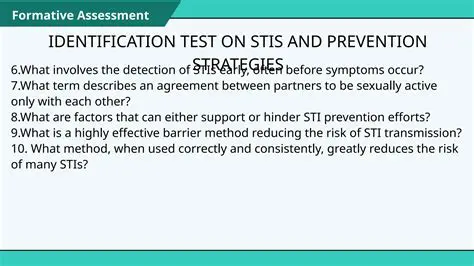 Reducing the risk of STI transmission