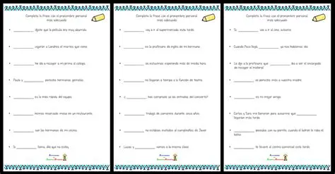 Reemplazando Palabras en Negrita con Pronombres Sujeto