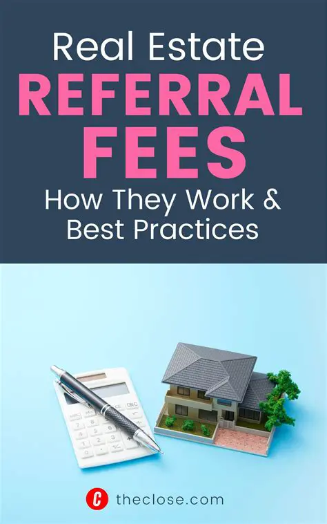 Referral Fees for Real Estate Services by a Licensed Broker