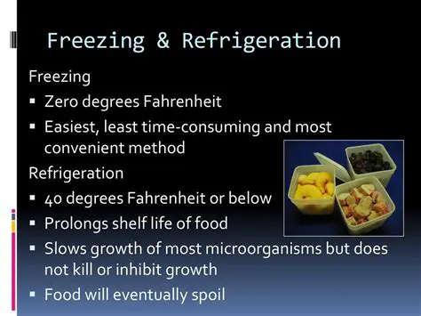 Refrigerating and freezing