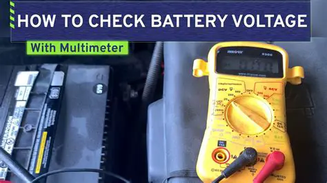 Regularly Check Battery Voltage