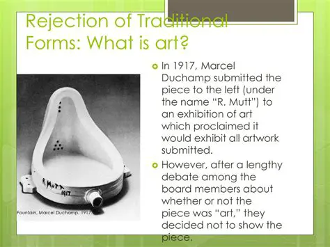 Rejection of traditional forms