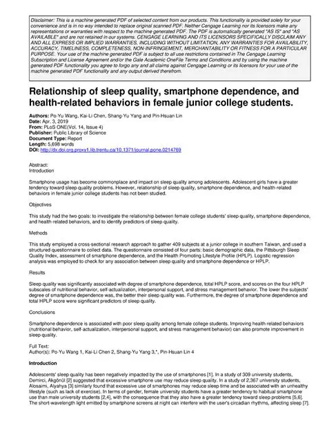 Relationship of Sleep Quality with Quality of Life in Hypertension Patients