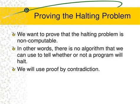 Relationship to the Halting Problem