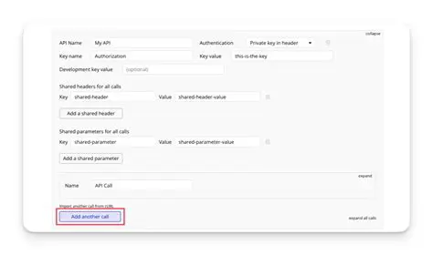 Relevant API Request Output