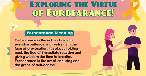 Religious Significance of Forbearance
