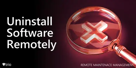 Remote Software Uninstallation