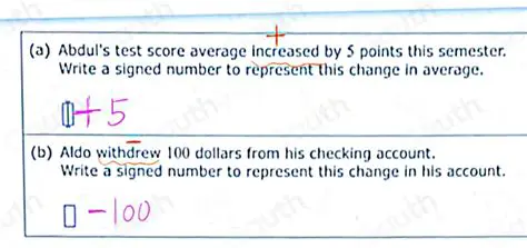 Representing a Loss as a Signed Number