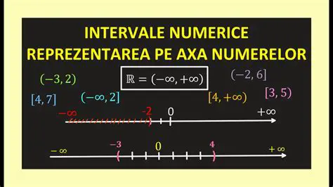 Reprezentarea pe axa numerelor