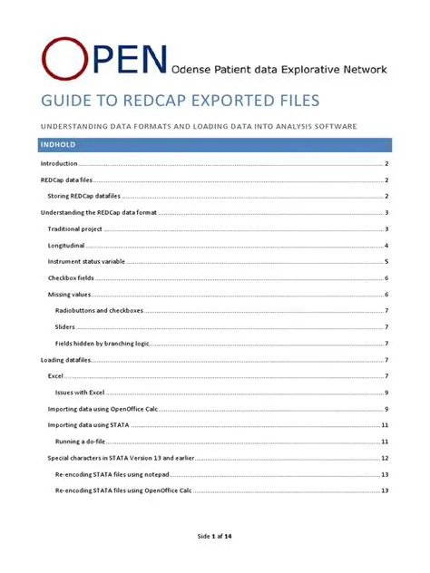 Requesting a REDCAP Exported File