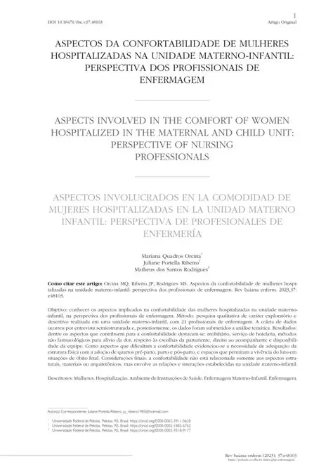 Requisitos de Confortabilidade