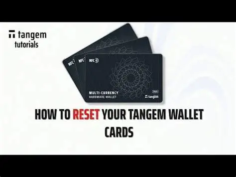 Resetting Imported Wallets