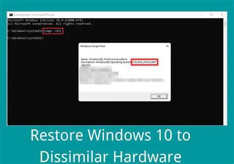Restore to Dissimilar Hardware