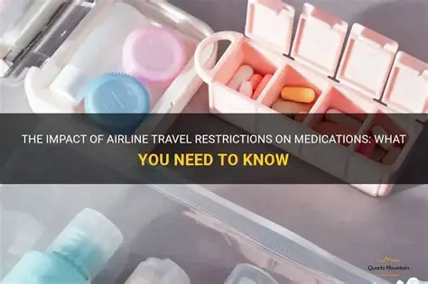 Restrictions on Medications